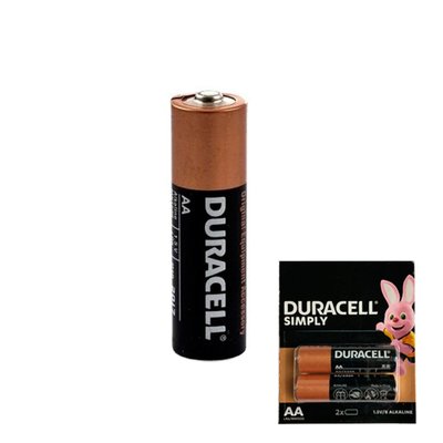 Батарейка AA LR6 Duracell Simply лужна 1.5В 7000000425 фото