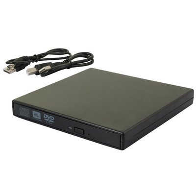 Зовнішній USB DVD CD-RW Сombo привод, портативний дисковод 7000001601 фото