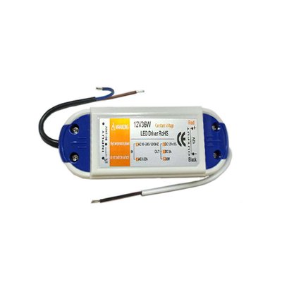 Блок живлення LED драйвер трансформатор AC-DC 220-12В 36Вт для LED-стрічок 7000004887 фото