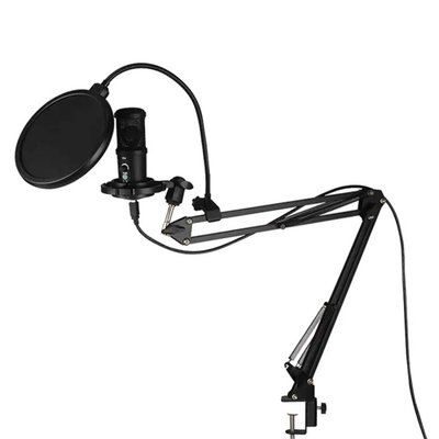 Мікрофон студійний конденсаторний для запису GM07-2, штатив і попфільтр 7000006925 фото
