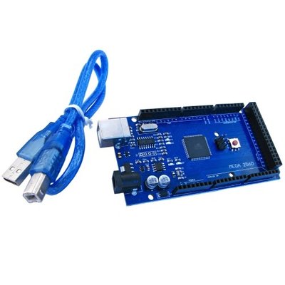 Плата Arduino Mega 2560 ATmega2560-16AU, USB кабель 7000002967 фото
