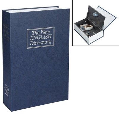 Книга, книжка сейф на ключі, метал, англійський словник L 265х200х65мм 7000000947 фото