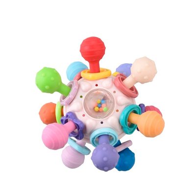 Брязкальце прорізувач Монтессорі іграшка для дітей, куля Атом 7000006916 фото