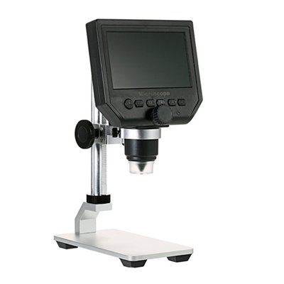Мікроскоп цифровий з 4.3 РК на штативі, 1050мАг, MicroSD, 3.6Мп, 1-600X 7000006144 фото
