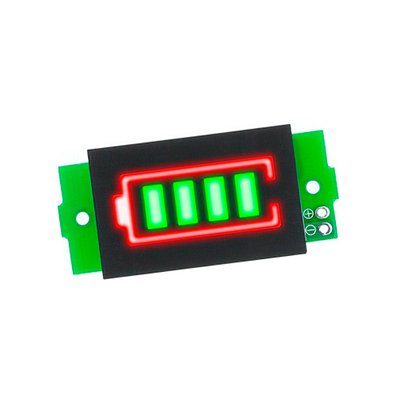 Модуль LED індикації 1S-8S рівня заряду Li-ion акумуляторів, зелений 7000005729 фото