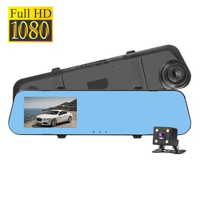 Автомобільний відеореєстратор з камерою заднього виду, 1080p, дзеркало 7000005071 фото