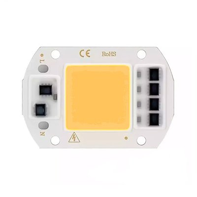 Світлодіодна матриця з драйвером COB LED 50Вт 4500лм 220В, теп. біла 7000004810 фото