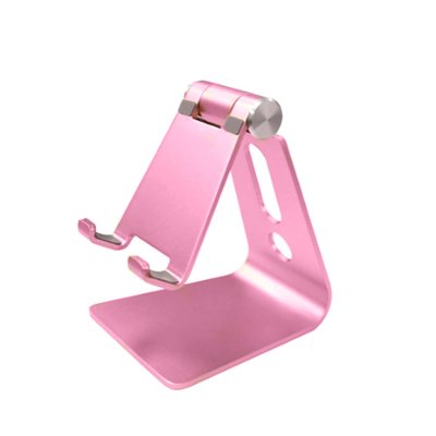 Підставка настільна для смартфона, алюмінієвий тримач, рожевий 7000006021 фото