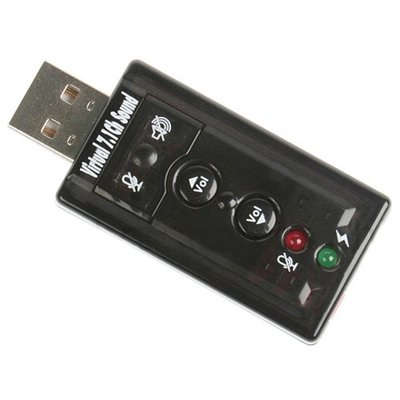 USB Звукова карта 7.1 3D звук регулятор гучності 7000001655 фото