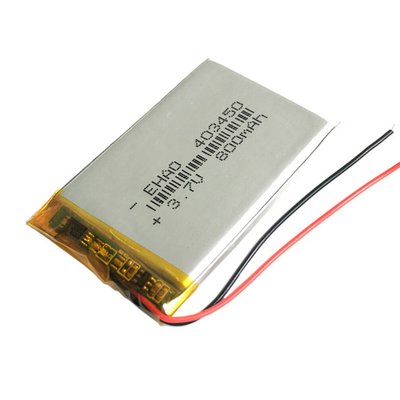Акумулятор 403450 Li-pol 3.7В 800мАг для RC моделей DVR GPS MP3 MP4 7000006643 фото