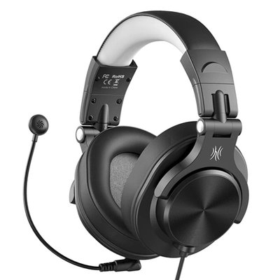 Навушники дротові OneOdio Fusion A71D, ігрова гарнітура, чорно-білі 7000006701 фото