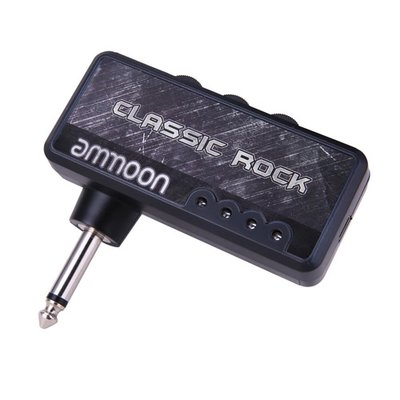 Підсилювач для гітари, преамп портативний з АКБ, Ammoon Classic Rock 7000005658 фото