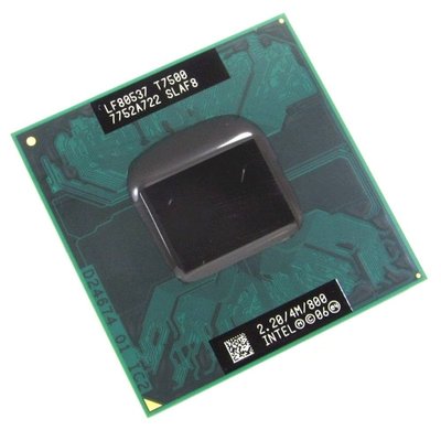 Процесор Intel Core 2 Duo T7500, 2 ядра, 2.2ГГц, PGA478, BGA479 7000001897 фото