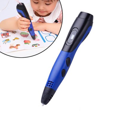 3D-ручка для творчості з OLED-дисплеєм USB Air Pen з філаментом, в чохлі 7000005157 фото