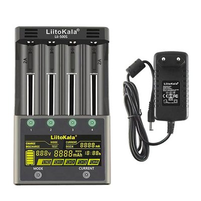 Розумний зарядний пристрій Liitokala Lii-500S Li-ion Ni-MH Ni-Cd розряд ємність 7000005876 фото