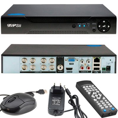 Відеореєстратор HVR NVR DVR TVPSii 6008T-MH, AHD-H 1080P, 8 каналів 7000003131 фото
