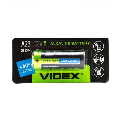 Батарейка 12V 23A MS21 8LR932, Videx A23 12В батарея 7000000463 фото