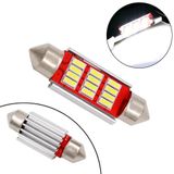 LED C5W C10W 41мм лампа в автомобіль, 12 SMD 4014, з обманкою Canbus, білий 7000000014 фото