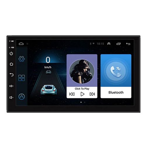 Автомагнітола 7" 2/32ГБ Android 11 Wi-Fi GPS 2xUSB 2 DIN 4x60Вт, 7011A 7000000258 фото