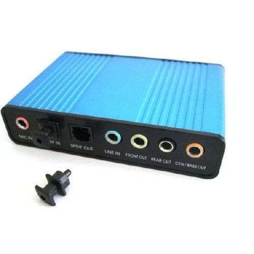 Внешняя USB звуковая карта 5.1 S/PDIF, аппаратная CM6206 7000001822 фото