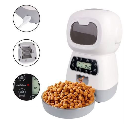 Кормушка автоматическая для домашних животных 3.5л умная, Elf Pet Feeder 7000007188 фото