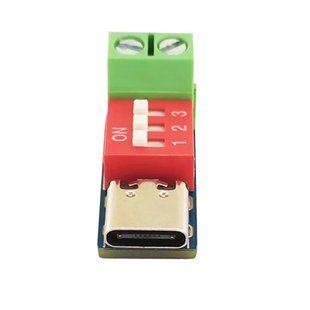 Триггер быстрой зарядки Type-C PD QC 5-20В, Dial-код, до 100Вт, CH224K 7000007702 фото