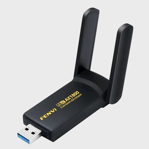 USB Wi-Fi мережевий адаптер 1800Мб, 802.11ax, 2 антени, Fenvi FU-AX1800 7000007517 фото