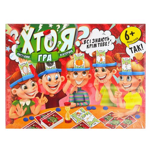 Настольная игра викторина Кто Я? УКР 168 карт, Danko Toys, HIM-02-01 7000005577 фото