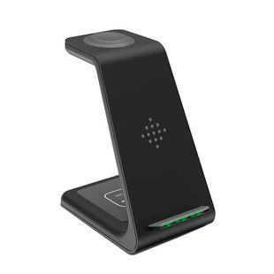 Беспроводное зарядное устройство Qi 3в1 9В 2А 10Вт, для Apple Samsung 7000003226 фото