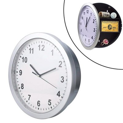 Настенные часы сейф 25x7см, тайник с полочкой, Safe Clock 7000000861 фото