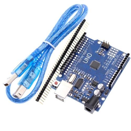 Плата Arduino Uno R3, ATmega328P-AU, USB, AVR, USB кабель 7000002752 фото