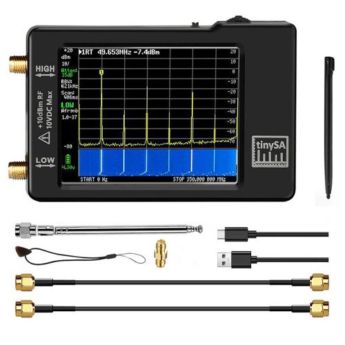 Векторний аналізатор кіл 100кГц-960МГц, генератор сигналів TinySA 7000006849 фото