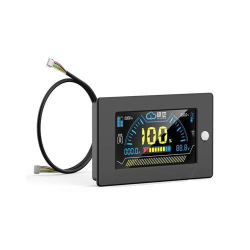 LCD дисплей 3.2" для контролера JK BMS JIKONG з кнопкою керування, врізний 7000008028 фото