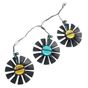 Вентилятори 3шт 87мм 12В FDC10U12S9-C FDC10H12S9-C ASUS GTX 980 Ti R9 390X 7000006193 фото