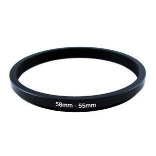 Понижающее степ кольцо 58-55мм для Canon, Nikon 7000004374 фото