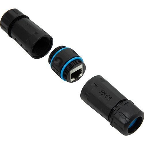 З&rsquo;єднувач RJ45 CAT6 IP68 водонепроникний, вуличний, PA66 7000007941 фото