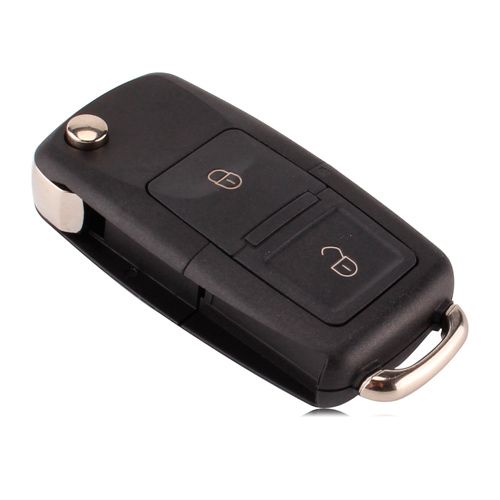 Выкидной ключ, корпус под чип, 2кн DKT0269, Volkswagen, без лезвия 7000006414 фото
