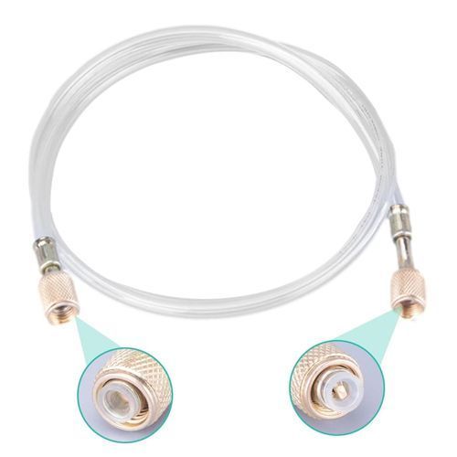 Заправочный шланг для фреона R410 R22, 0.9м, 1/4-1/4, прозрачный 7000007500 фото