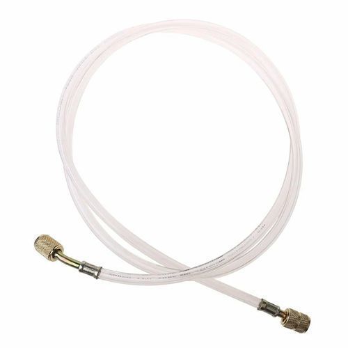 Заправочный шланг для фреона R410 R22, 0.9м, 1/4-1/4, прозрачный 7000007500 фото