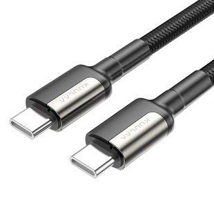 Кабель Type-C - Type-C 1м KUULAA 60Вт QC4.0, в оплетке 7000006629 фото