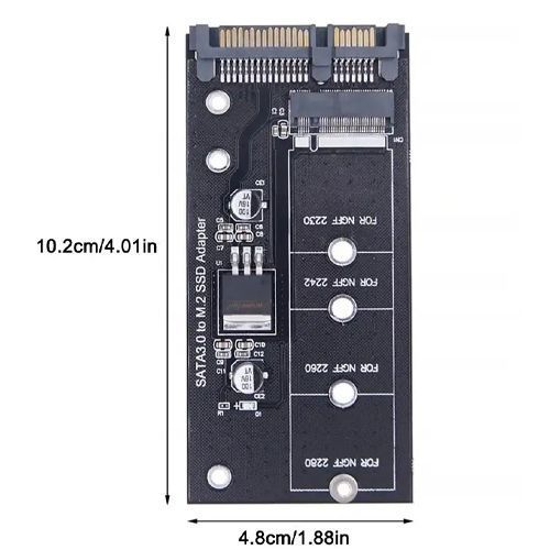 Адаптер переходник SSD M.2 NGFF ключ B на SATA3 до 6Гбит/с 7000007541 фото