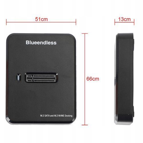 Док-станция для SSD M.2 NVMe и NGFF SATA USB3.1, Blueendless SD03A 7000007539 фото