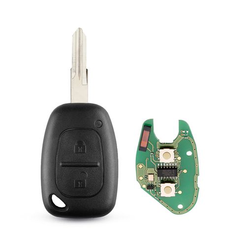 Ключ запалювання, чіп ID46 PCF7946, 2 кнопки VAC102, для Renault Traffic Vivaro 7000006417 фото