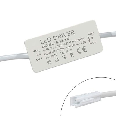 Блок живлення LED драйвер постійного струму 8-12x1Вт 0.3А AC220В – DC24-46В 7000007039 фото