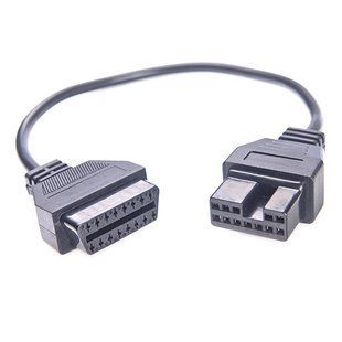 Перехідник з OBD2 16pin мама на Hyundai, Mitsubishi 12pin мама 7000000066 фото