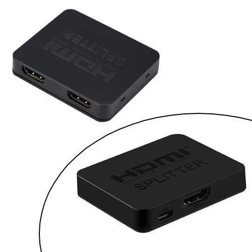 Комутатор HDMI 1x2 порта, FullHD, 3D, спліттер, розгалужувач, компактний 7000004995 фото