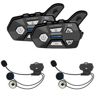 Мотогарнітура Bluetooth на шолом, ПАРА, інтерком Wayxin WX-R9 7000005552 фото