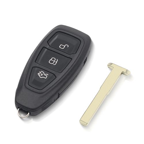 Ключ запалювання, чіп 4D83 KR55WK48801 3 кнопки HU101 для Ford Focus Fiesta 7000005991 фото