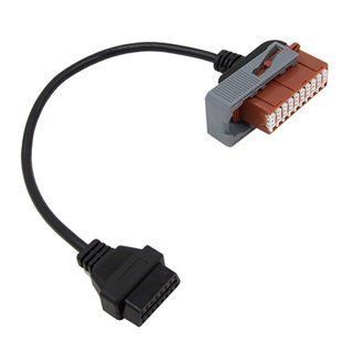 Перехідник з OBD2 16pin мама на Peugeot Citroen 30pin тато 7000000064 фото