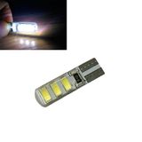 LED T10 W5W лампа в автомобиль 2шт, 6 SMD 5630 5730 с обманкой, в силиконе 7000000101 фото